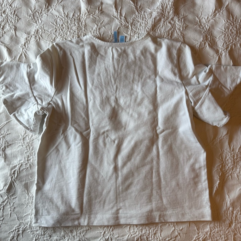 Draper James Ruffle Sleeve tee - Picture 6 of 6